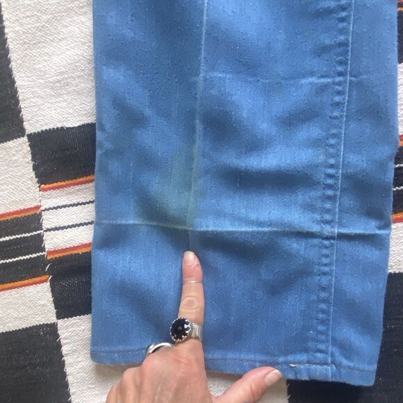 Vintage 70’s Lee Denim Straight Boot Flare Jeans. Double Seam. Size 31/30. - Picture 7 of 14